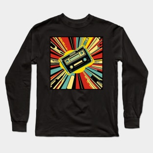 Vintage Retro Music 80s Audio Cassette Tape 085 II Long Sleeve T-Shirt